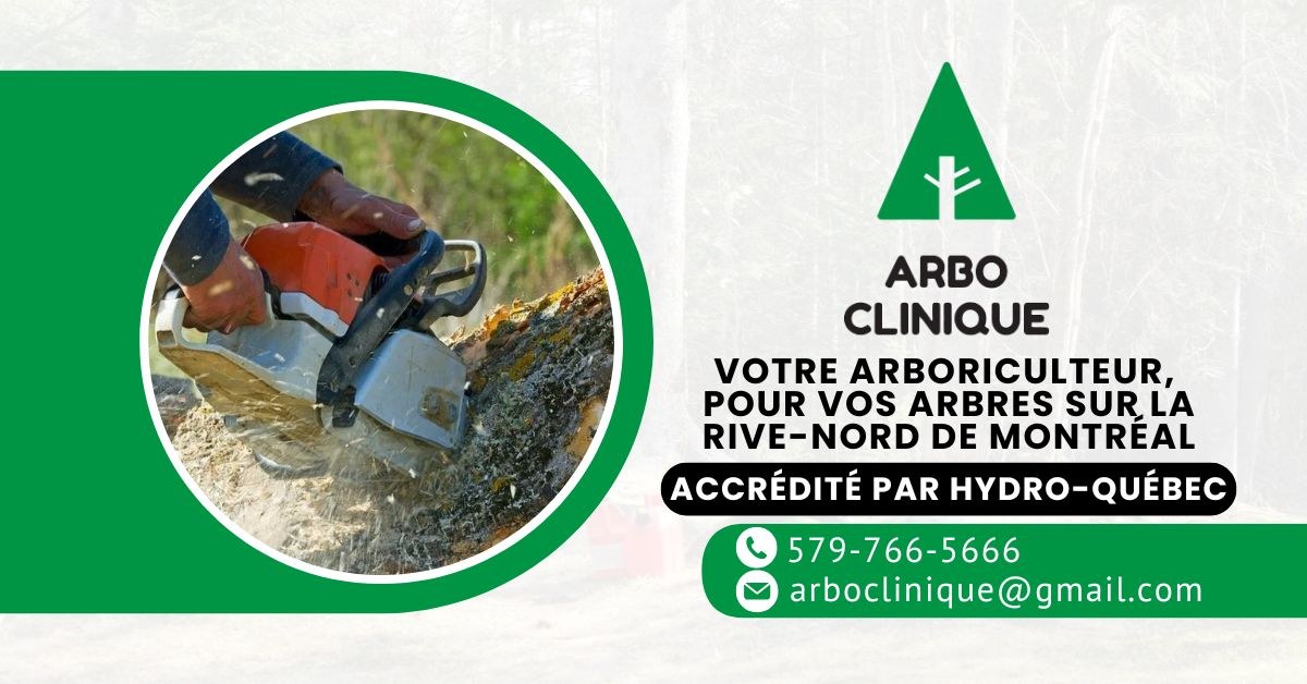 Bannière Arboclinique inc.